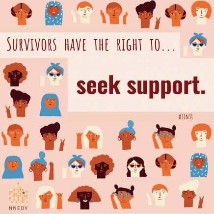 Survivors have the right to seek support